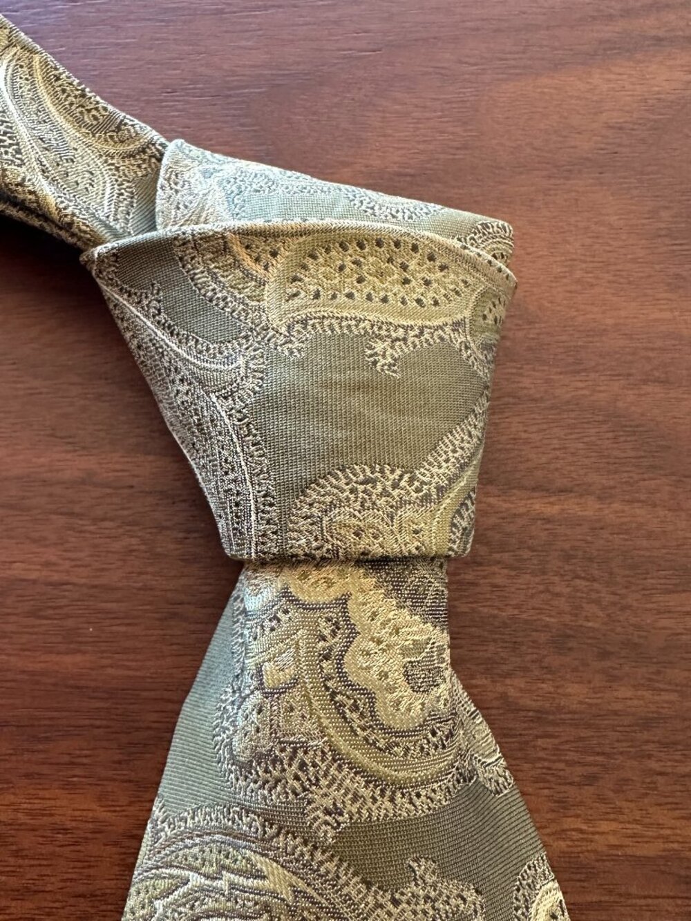 Robert Talbott Nordstrom Beige Paisley Silk Tie